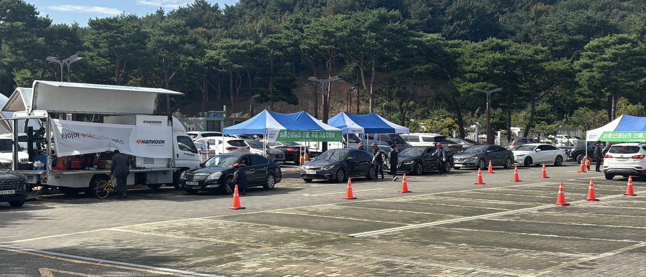 심훈상록문화제 연계 시민 대상 자동차 무상점검 현장 (당진시)