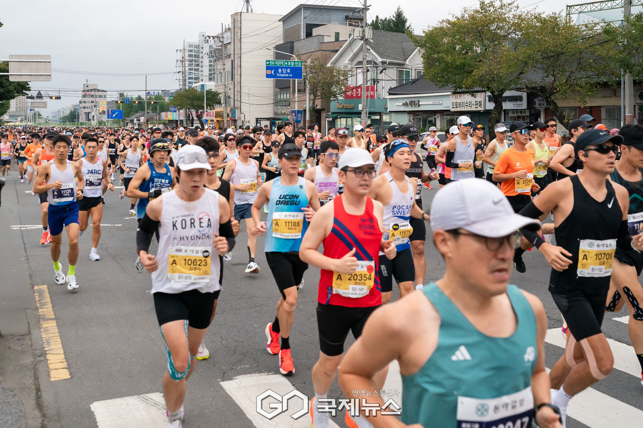 (사진=김진태 기자) 2025 경주국제마라톤대회