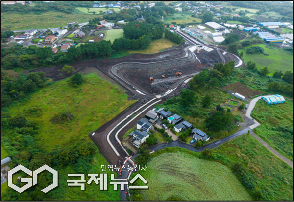 행정안전부의 국비 지원을 받아 2021년부터 추진 중인 ‘와흘·대흘 우수저류지 설치사업’을 올해 안에 마무리될 계획이다.[사진=제주시]