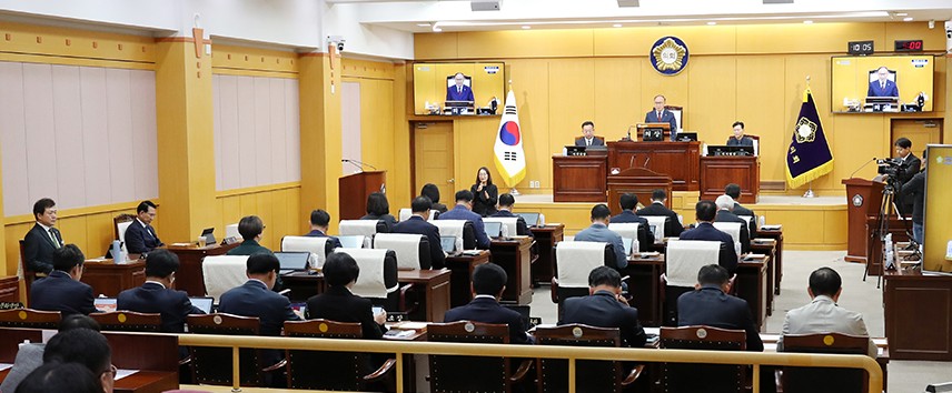 제309회 임시회 개회식 (서산시의회)