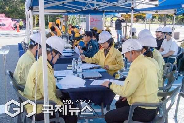 2024 안전한국훈련 현장/제공=사하구청