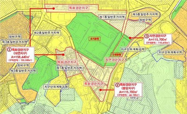 도시관리계획 현황도