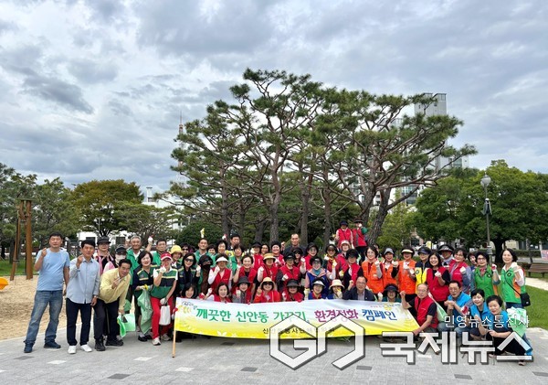 신안동에서 진행된 대한민국 새단장 캠페인 사진/진주시