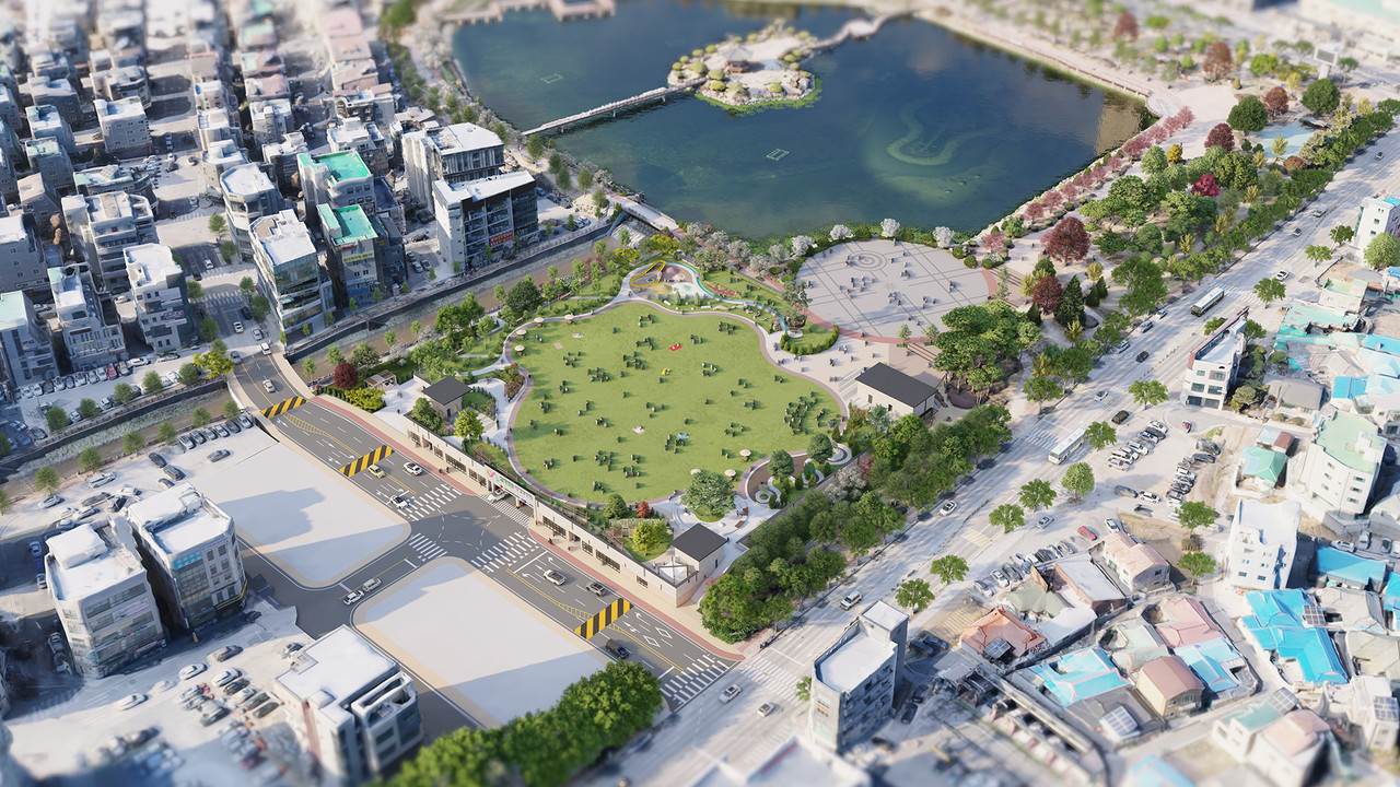 서산 예천지구 공영주차장·초록광장 조성 사업 조감도 (서산시청)
