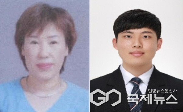 (사진제공/창녕군) 창녕군 부곡면 소속 구순연 부면장(왼쪽), 김준범 주무관(오른쪽).