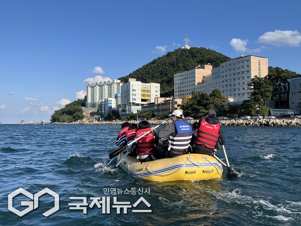 해양스포츠 체험 프로그램 진행 모습/제공=한국해양대