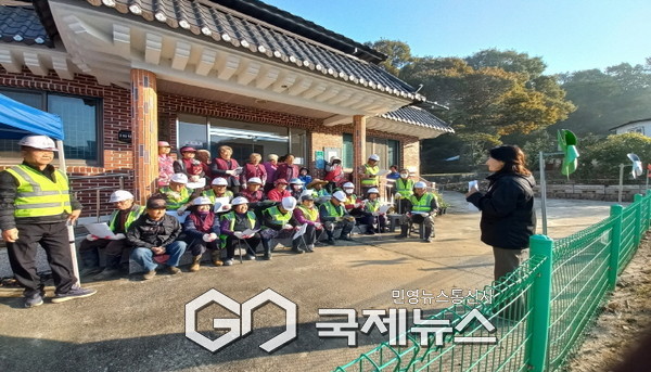 평은면 천본2리주민마을 주요도로변 환경정비 실시