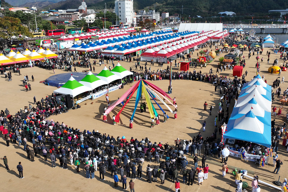 [청송군제공 청송사과 꽃줄엮기]