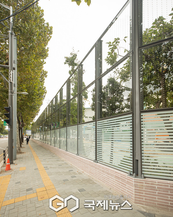 신목고 통학로 정비 후 [사진제공=양천구청]