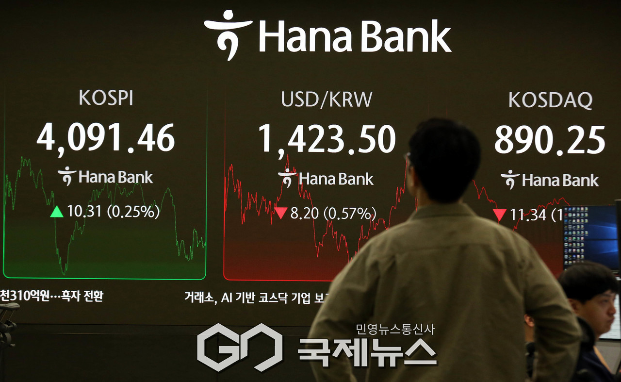 코스피, 코스닥 자료사진(기사 내용무관)/국제뉴스DB