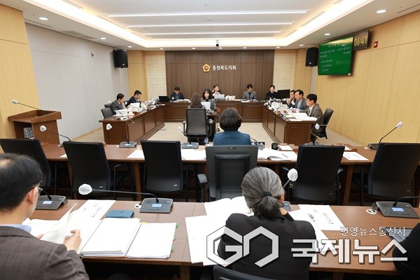 정책복지위원회 모습.(제공=충북도의회)