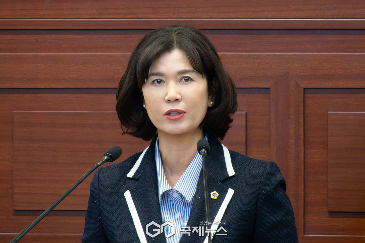 (사진=김진태 기자) 도정질문하는 김경숙 의원