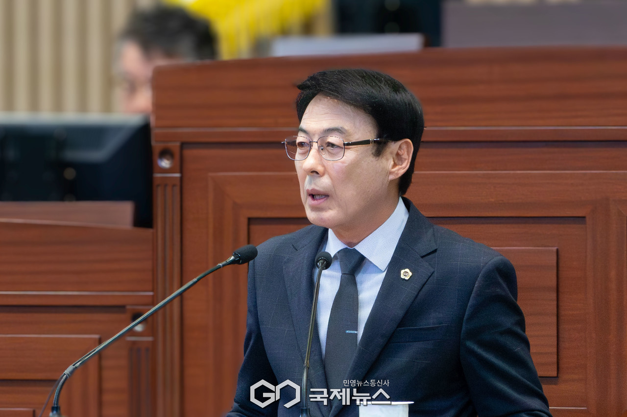 (사진=김진태 기자) 도정질문하는 이충원 의원