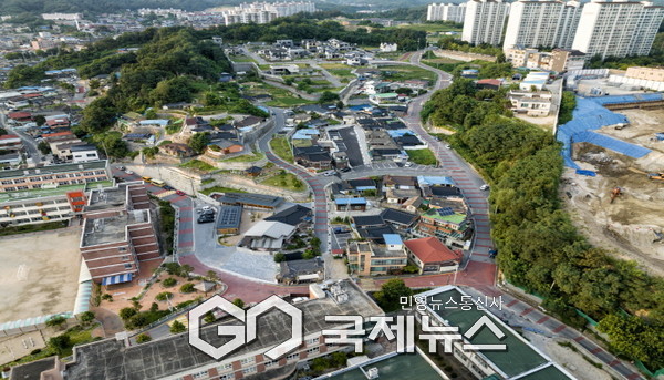 효자지구 새뜰마을사업 드론 사진