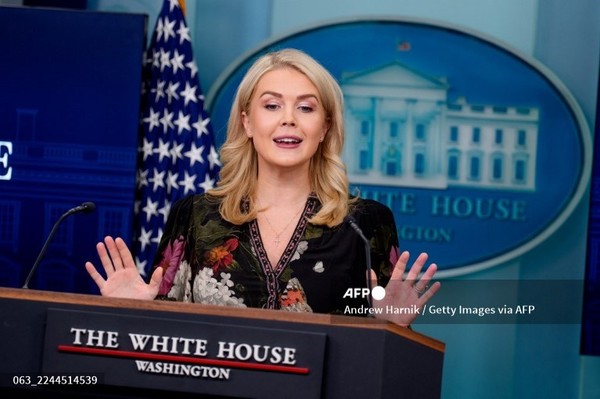 캐롤라인 레빗. 사진제공/AFP통신