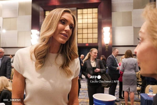 도널드 트럼프 미국 대통령의 며느리 라라 트럼프. 사진제공/AFP통신