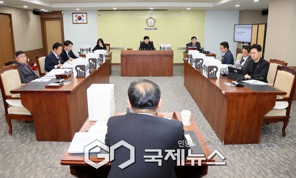 기획조정실 소관 2025년도 행정사무감사 실시/충남도의회 제공