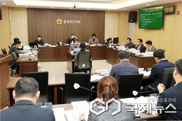 정책복지위원회 모습.(제공=충북도의회)