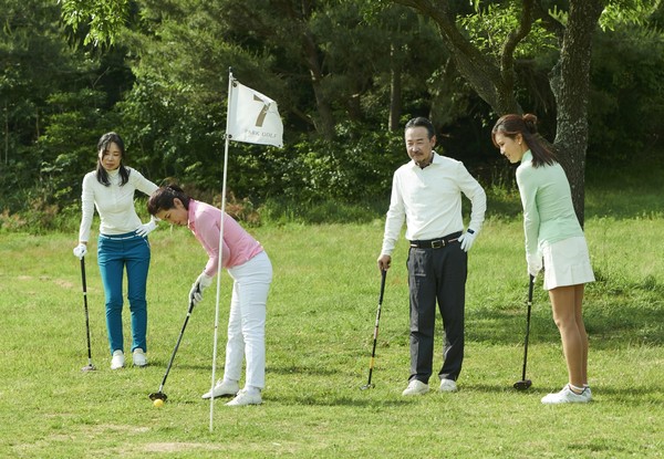 파크골프 경기 모습(사진=보람그룹)