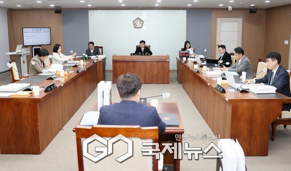 행정사무감사 보건복지환경위원회/충남도의회 제공