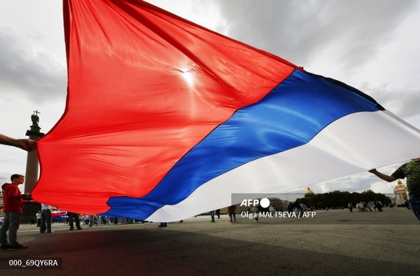 러시아 국기. 사진제공/AFP통신