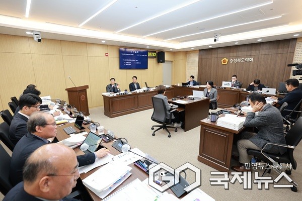 건설환경소방위원회 모습.(제공=충북도의회)