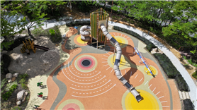 해운대구 반여동 바람공원에 놀이시설 5종과 운동기구 14종을 설치하고, 순환 산책길 200m를 쾌적하게 정비하는 등 새단장을 완료했다/제공=해운대구청