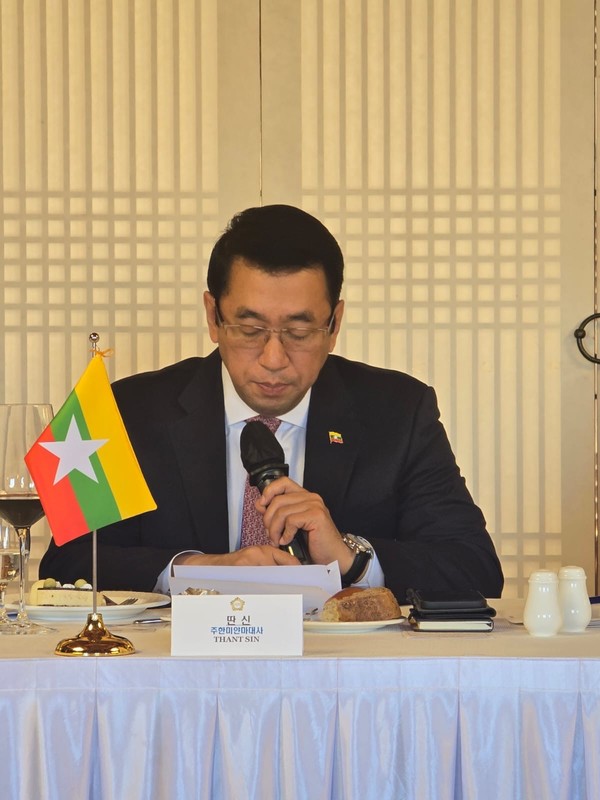 사진=탄신(Thant Sin) 미얀마연방공화국 주한대사 외교공헌부문 수상