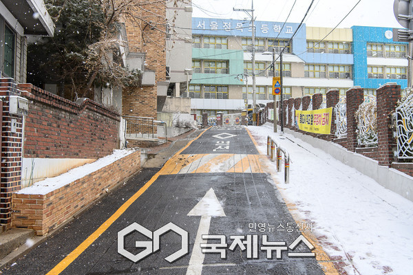 양천구, 도로열선 설치 모습 [사진제공=양천구청]