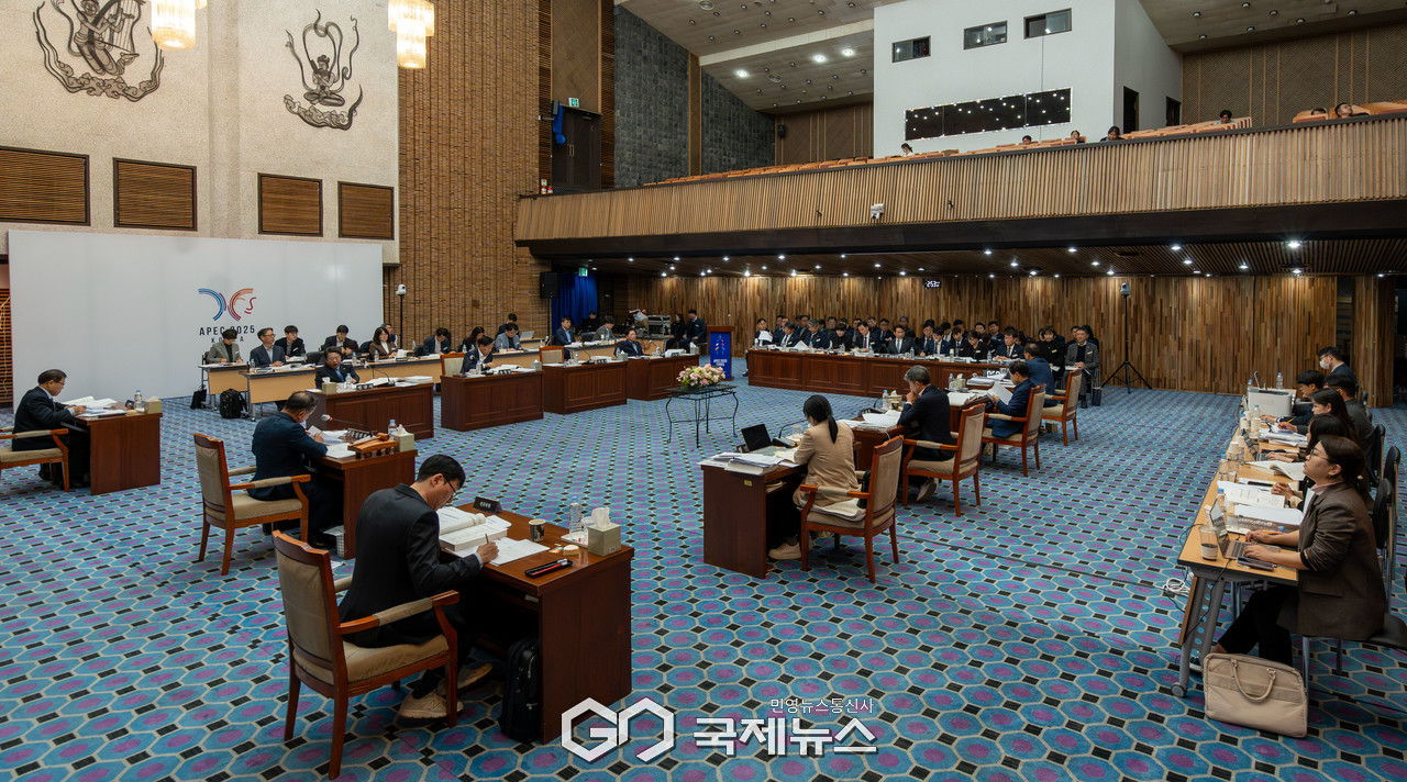 (사진=김진태 기자) 경북문화관광공사 행정사무감사