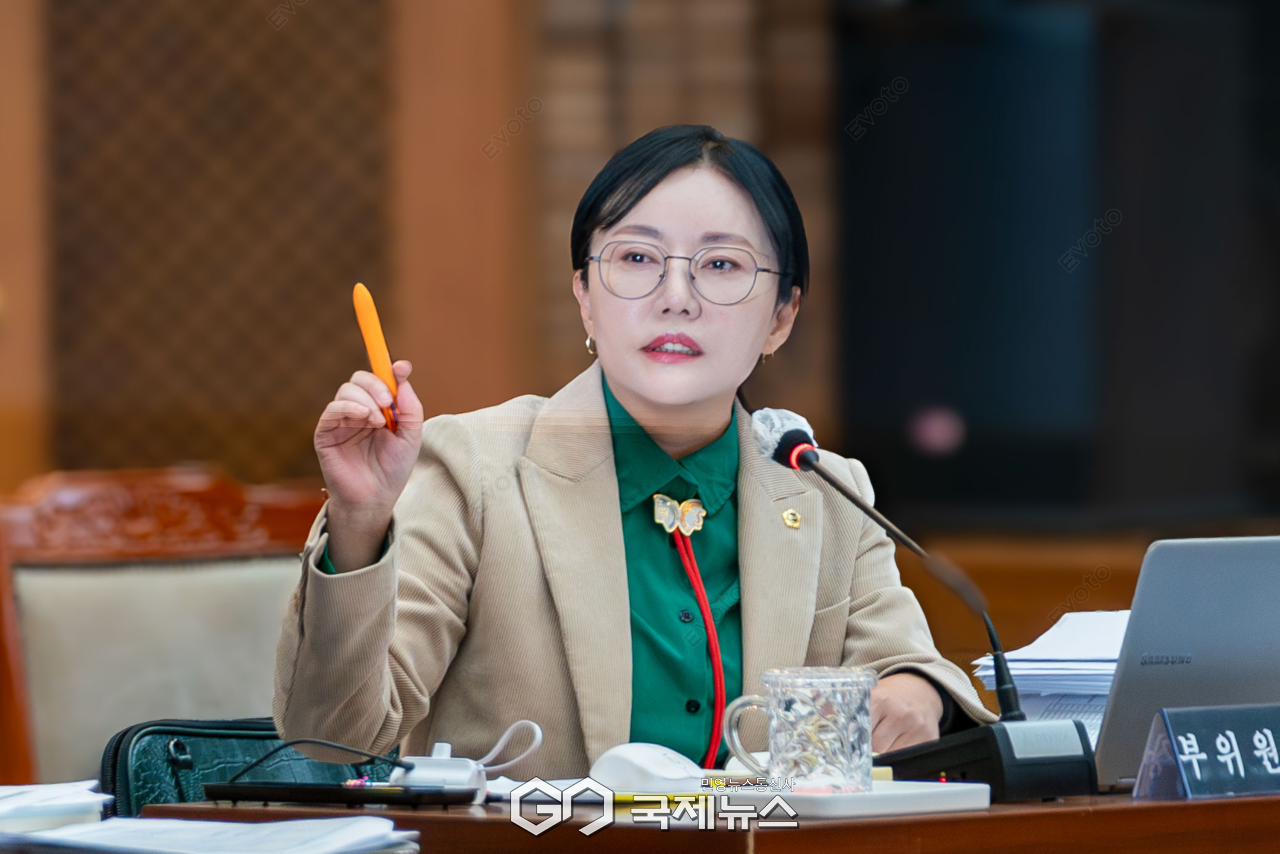 (사진=김진태 기자) 정경민 부위원장, 행정사무감사