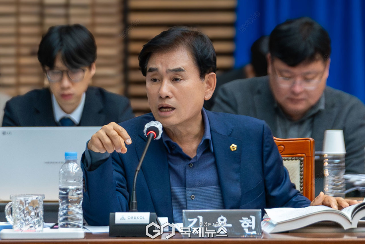 (사진=김진태 기자) 김용현 위원, 행정사무감사