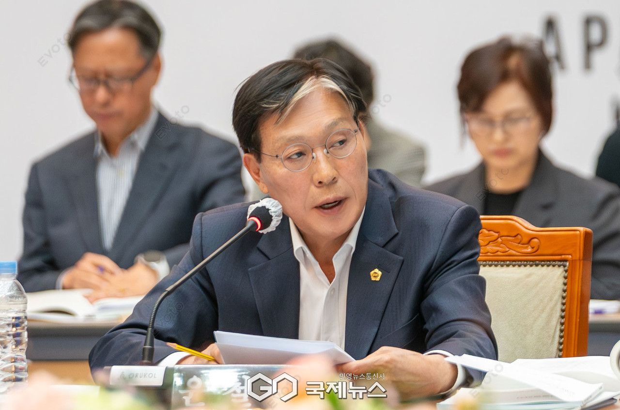 (사진=김진태 기자) 윤철남 위원, 행정사무감사