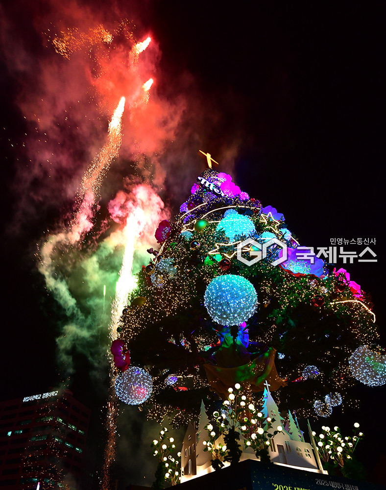 어두움 속에서도 꺼지지 않는 사랑과 회복의 빛/대한민국성탄축제, 트리점등식 (사진=안희영 기자)