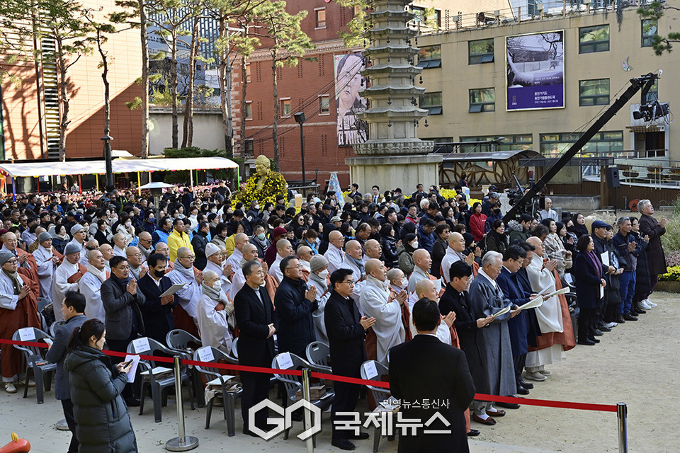 조계사, 산재사망희생자추모위령제/정부, 9월 ‘안전관리 종합대책’수립 기획단 운영 (사진=안희영 기자)