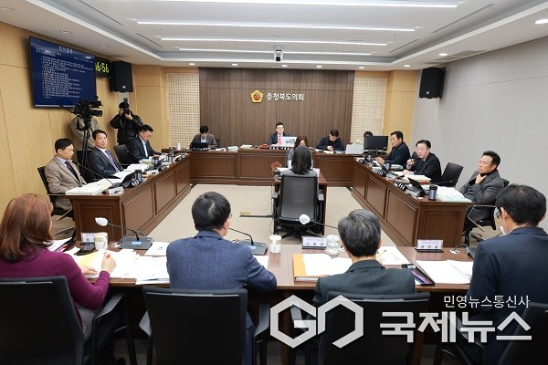 건설환경소방위원회 모습.(제공=충북도의회)