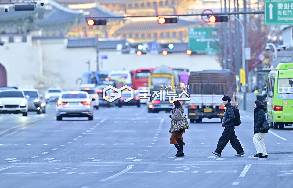 소설 앞둔 도심 영하의 날씨 보여 (사진=안희영 기자)