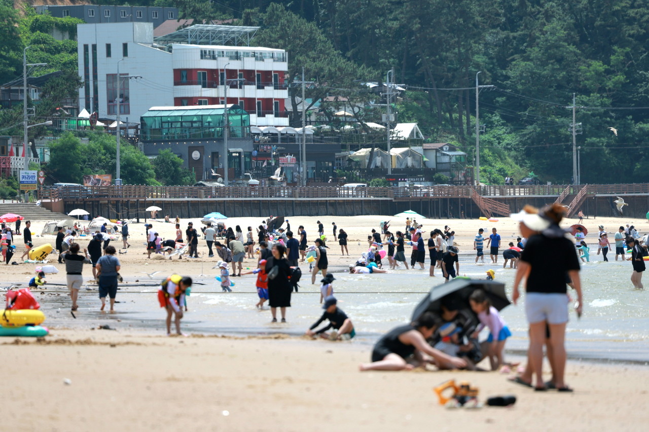 전통적인 여름철 해수욕장(몽산포·꽃지·만리포)의 명성은 올해도 이어졌다 (태안군)