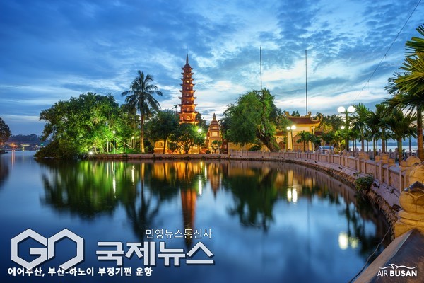 부산-하노이 부정기편 운항 홍보 이미지/제공=에어부산