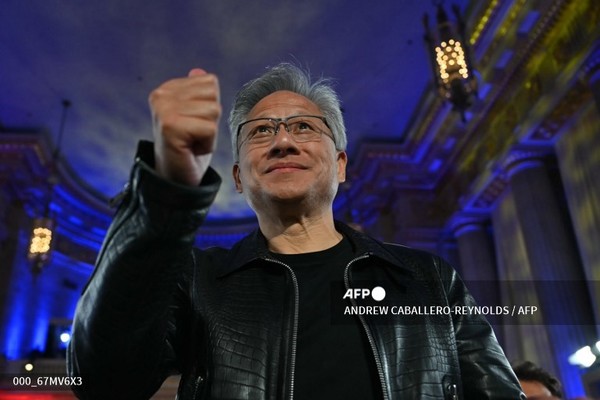 젠슨 황 엔비디아 최고경영자(CEO). 사진제공/AFP통신