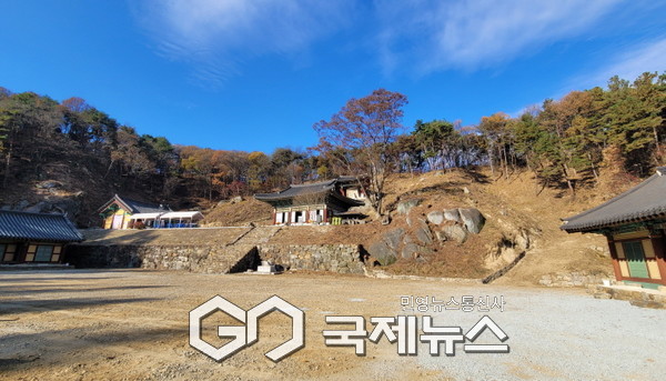 안전공간 조성 후 흑석사 전경