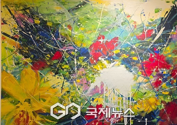 이영숙 개인전 지나간 시간속의 설레임 [사진/ 김서중 기자]