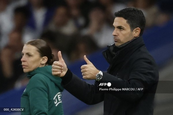 미켈 아르테타 아스날 감독. 사진제공/AFP통신