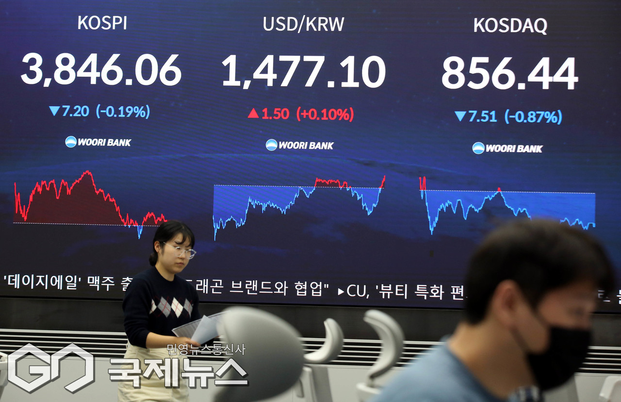 코스피, 코스닥 하락 마감 < 포토뉴스 < 포토 < 기사본문 - 국제뉴스