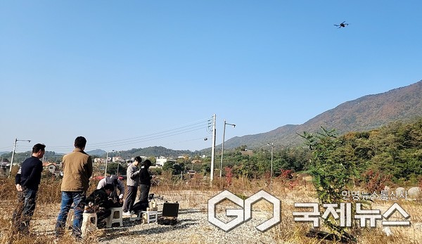 공무원 드론 운용교육 모습(사진=충주시)