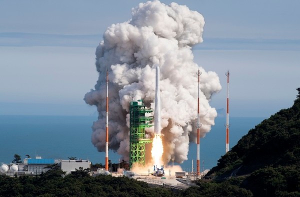 지난해 6월21일 누리호 2차 발사 때의 모습.(사진=한국항공우주연구원)