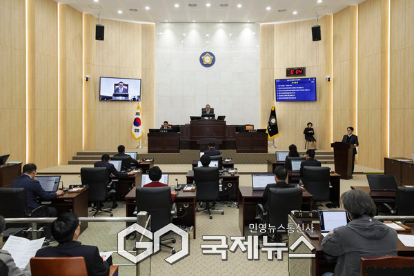 제321회 제2차 정례회 개회/예산군의회 제공