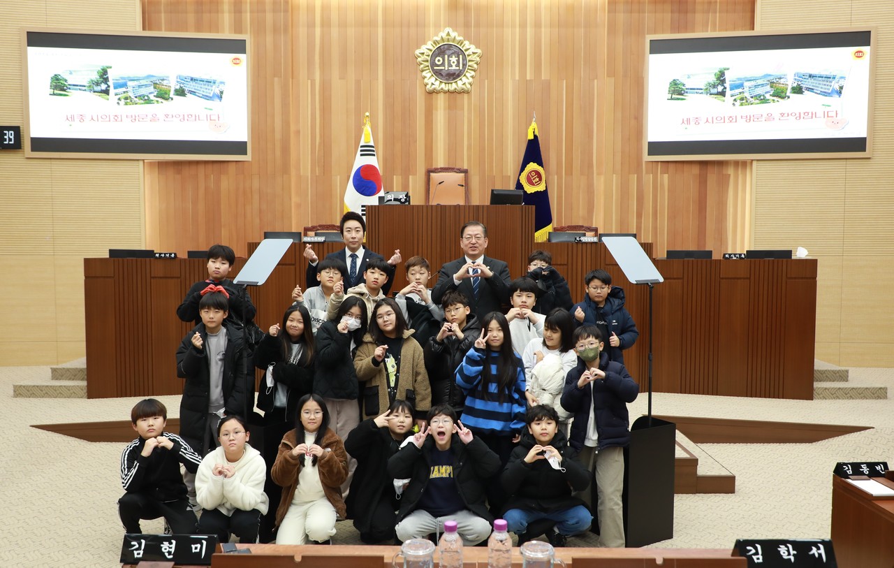 2025년도 청소년 의회교실, 여울초등학교 견학/세종시의회 제공