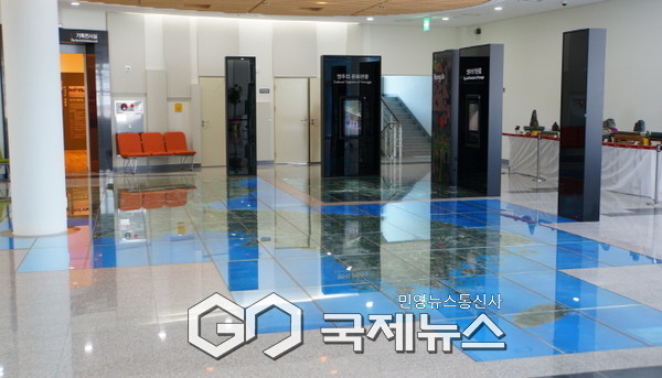 인삼박물관 실내 홀 모습