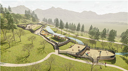 사상 숲속 반려동물 놀이터 조감도